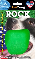Ruff Dawg Rock Dog Toy, Green