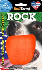 Ruff Dawg Rock Dog Toy, Orange