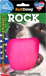Ruff Dawg Rock Dog Toy, Pink