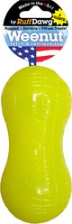 Ruff Dawg Weenut Dog Toy, Yellow, Small