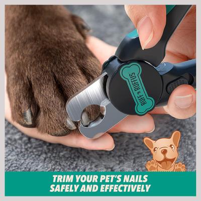 Show full view: Ruff 'N Ruffus 3-Piece Essential Grooming Kit for Dogs & Cats, Aqua slide 4 of 5