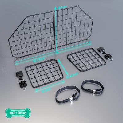 Show full view: Ruff 'N Ruffus Heavy-Duty Foldable Car Barrier, Black slide 2 of 10