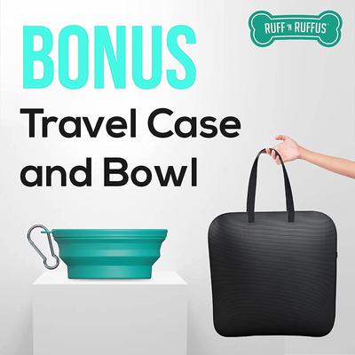 Show full view: Ruff 'N Ruffus Heavy-Duty Foldable Car Barrier, Black slide 3 of 10