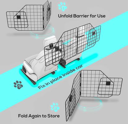 Show full view: Ruff 'N Ruffus Heavy-Duty Foldable Car Barrier, Black slide 8 of 10