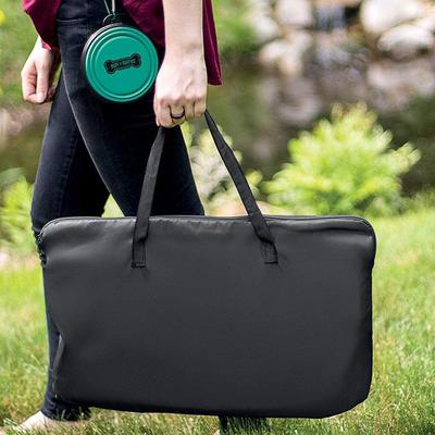 Show full view: Ruff 'N Ruffus Portable Foldable Cat & Dog Playpen, Carrying Case, & Travel Bowl, Aqua, Medium slide 7 of 9