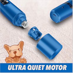Ruff 'N Ruffus Upgraded Rechargeable Dog Nail Grinder Kit, Blue slide 2 of 7