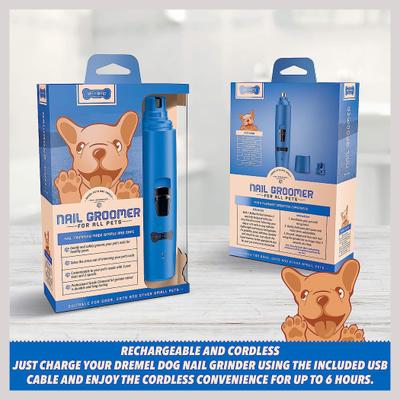Show full view: Ruff 'N Ruffus Upgraded Rechargeable Dog Nail Grinder Kit, Blue slide 3 of 7
