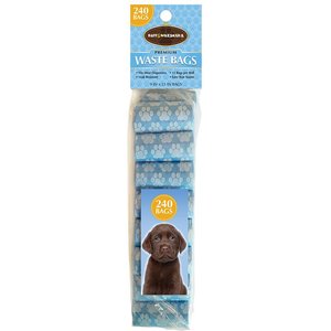 Ruff & Whiskers Blue Dog Waste Bags, 240 count