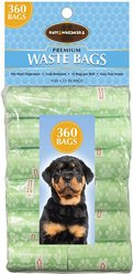 Ruff & Whiskers Green Dog Waste Bags, 360 count