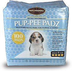 Ruff & Whiskers Pup-Pee Padz Dog Potty Pads, 100 count