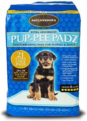 Ruff & Whiskers Pup-Pee Padz Dog Potty Pads, X-Large, 21 count