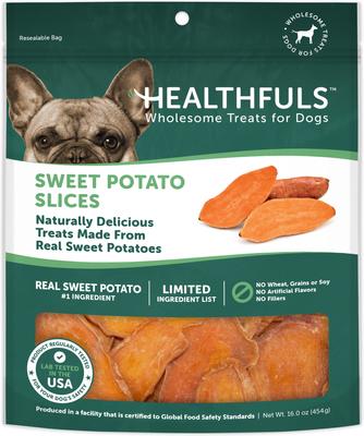 Show full view: Healthfuls Sweet Potato Slices Dog Treats, 32-oz bundle slide 3 of 6