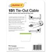 Show in main carousel: RUFFIN' IT Heavy Duty Dog Tie Out Cable, 15-ft slide 2 of 3