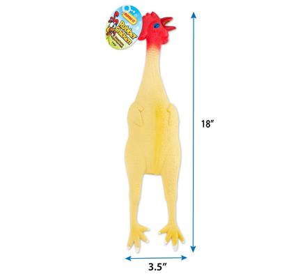 Show full view: RUFFIN' IT Rubber Chicken Dog Toy slide 2 of 3
