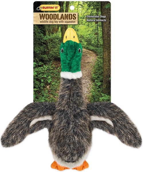 RUFFIN' IT Woodlands Mallard Plush Dog Toy