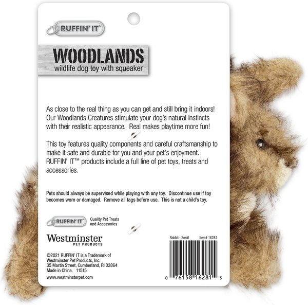 RUFFIN' IT Woodlands Chipmunk Rope Ring Dog Toy