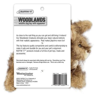 Show full view: RUFFIN' IT Woodlands Rabbit Plush Dog Toy slide 2 of 5