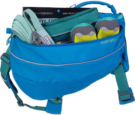 Show full view: Ruffwear Approach Dog Backpack, Blue Dusk, Medium slide 3 of 5