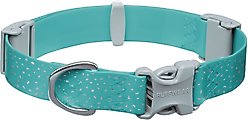 Ruffwear Confluence Polyester Reflective Dog Collar, Aurora Teal, 14 to 20-in neck, 0.98-in wide
