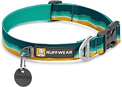 Ruffwear Crag Dog Collar, Seafoam, 11 to 14-in neck