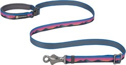 Ruffwear Crag EX Polyester Reflective Running Adjustable Dog Leash, Alpine Dusk, 6-ft long, 1-in wide