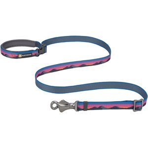 Ruffwear Crag EX Polyester Reflective Running Adjustable Dog Leash, Alpine Dusk, 6-ft long, 1-in wide