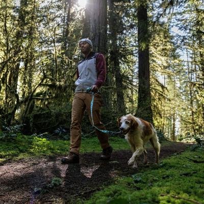 Show full view: Ruffwear Crag EX Polyester Reflective Running Adjustable Dog Leash, Grassy Oxbow, 6-ft long, 1-in wide slide 3 of 3