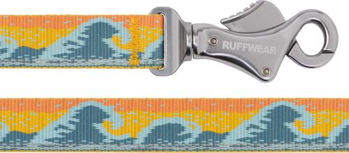 Show full view: Ruffwear Crag EX Polyester Reflective Running Adjustable Dog Leash, Rising Wave, 6-ft long, 1-in wide slide 2 of 3