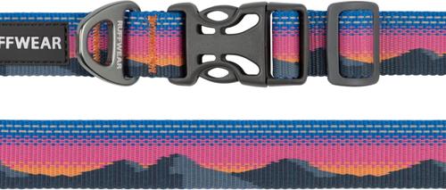 Show full view: Ruffwear Crag Polyester Reflective Dog Collar, Alpine Dusk, 11 to 14-in neck, 0.75-in wide slide 3 of 5