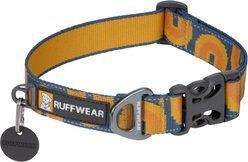 Ruffwear Crag Polyester Reflective Dog Collar, Canyon Oxbow, 11 to 14-in neck, 0.75-in wide
