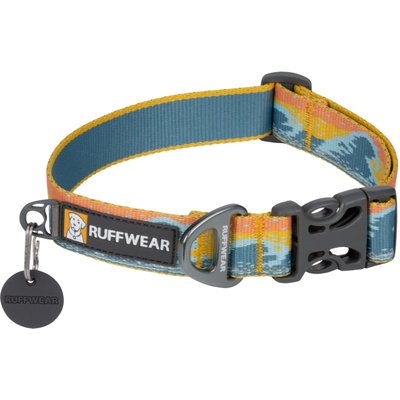 Ruffwear Ruffwear Crag Reflective Dog Collar, Rising Wave, 14 to 20-in neck, 1-in wide