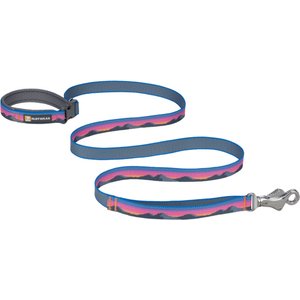 Ruffwear Crag Polyester Reflective Traffic-Handle Dog Leash, Alpine Dusk, 6-ft long, 1-in wide