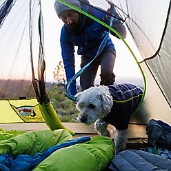 Ruffwear Crag Polyester Reflective Traffic-Handle Dog Leash, Grassy Oxbow, 6-ft long, 1-in wide slide 2 of 3