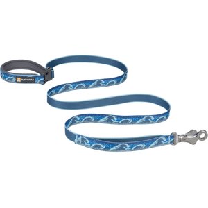 Ruffwear Crag Polyester Reflective Traffic-Handle Dog Leash, Midnight Wave, 6-ft long, 1-in wide