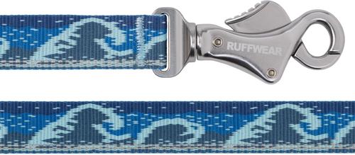 Show full view: Ruffwear Crag Polyester Reflective Traffic-Handle Dog Leash, Midnight Wave, 6-ft long, 1-in wide slide 2 of 4