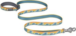 Ruffwear Crag Polyester Reflective Traffic-Handle Dog Leash, Rising Wave, 6-ft long, 1-in wide