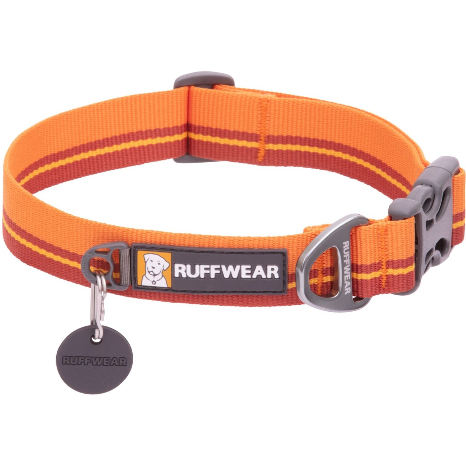 Ruffwear Flat Out Dog Collar, Autumn Horizon, 11 to 14-in neck