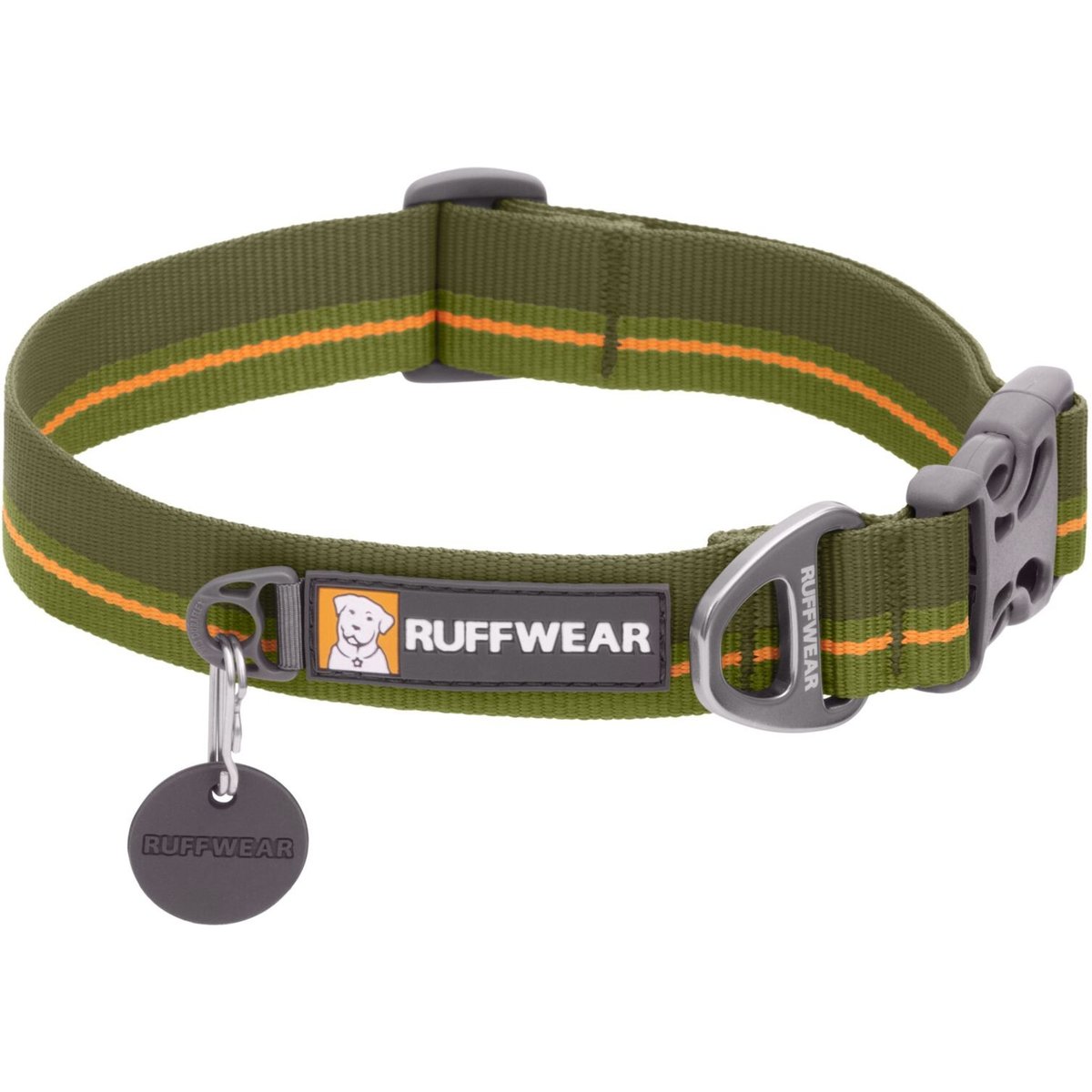 Ruffwear Flat Out Dog Collar, Forest Horizon, 20 to 26-in neck