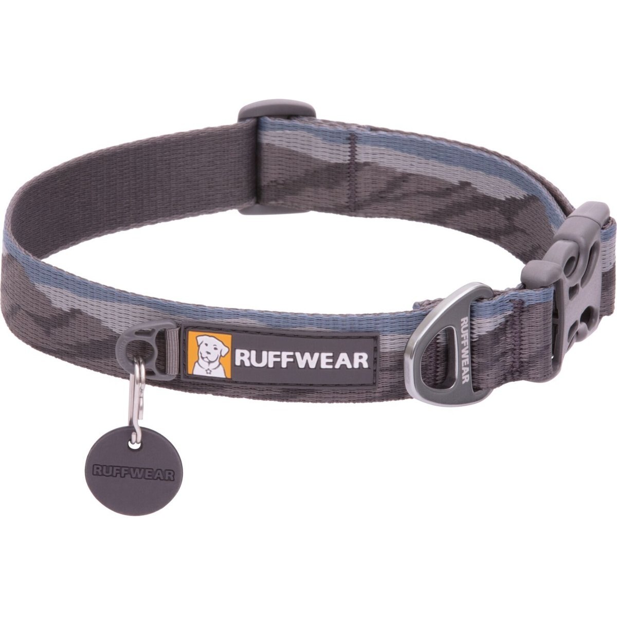 Ruffwear Flat Out Dog Collar, Rocky Mountains, 20 to 26-in neck