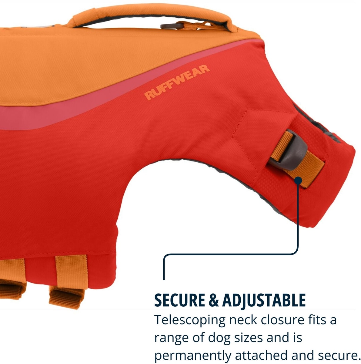 Discontinued RUFFWEAR Float Coat Dog Life Jacket, Red Sumac, XLarge