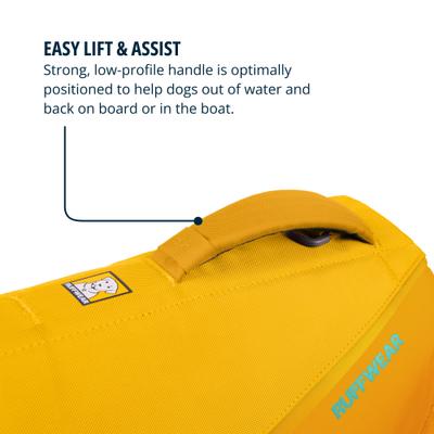 Show full view: Ruffwear Float Coat Dog Life Jacket, Wave Orange, Medium slide 5 of 8