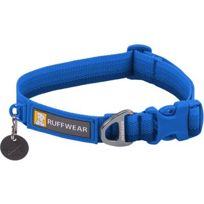 Ruffwear Ruffwear Front Range Polyester Dog Collar, Blue Pool, 11 to 14-in neck, 0.75-in wide