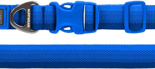 Show full view: Ruffwear Front Range Polyester Dog Collar, Blue Pool, 14 to 20-in neck, 1-in wide slide 4 of 9