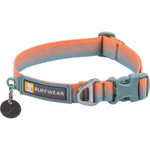Ruffwear Front Range Polyester Dog Collar, Spring Fade, 11 to 14-in neck, 0.75-in wide