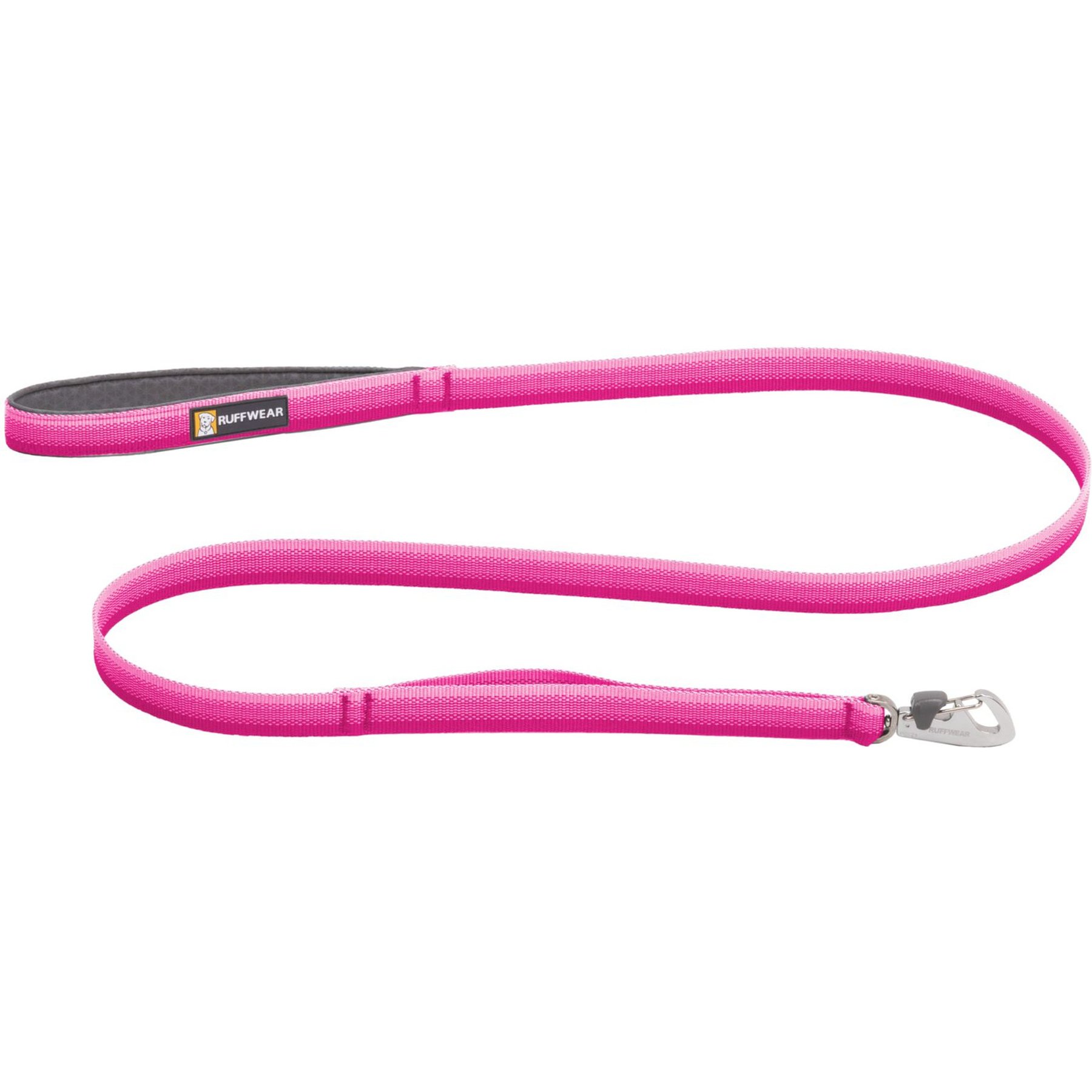 Ruffwear Front Range Polyester Dog Leash, 5-ft long, 3/4-in wide, Pink Rose