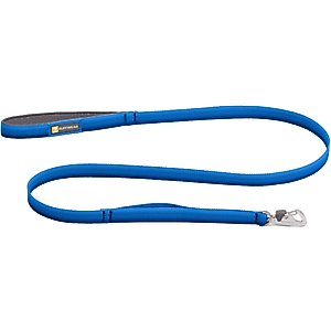 Ruffwear Front Range Polyester Dog Leash, Blue Pool, 5-ft long, 3/4-in wide