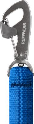 Show full view: Ruffwear Front Range Polyester Dog Leash, Blue Pool, 5-ft long, 3/4-in wide slide 3 of 8