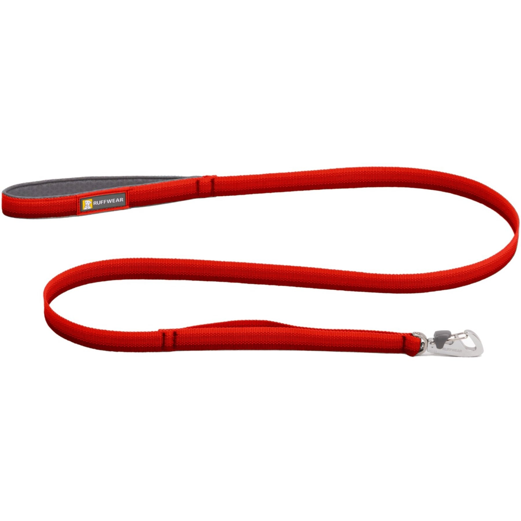 Ruffwear Front Range Traffic Handle Dog Leash, 5-ft long, 3/4-in wide, Red Canyon