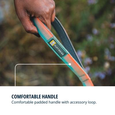 Show full view: Ruffwear Front Range Polyester Dog Leash, Spring Fade, 5-ft long, 3/4-in wide slide 6 of 7