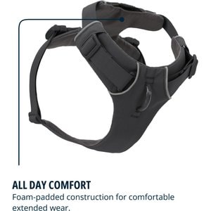 Ruffwear Front Range Reflective Front-Clip Dog Harness, Basalt Gray, XX-Small: 13 to 17-in chest